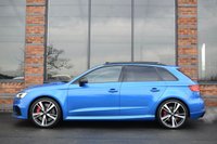 USED 2019 19 AUDI RS3 2.5 TFSI Audi Sport Edition Sportback 5dr Petrol S Tronic quattro Euro 6 (s/s) (400 ps) DRIVER ASSIST / ARA BLUE / B&O