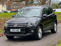USED 2015 15 VOLKSWAGEN TIGUAN 2.0 TDI BlueMotion Tech Match SUV 5dr Diesel DSG 4WD Euro 5 (s/s) (140 ps) 