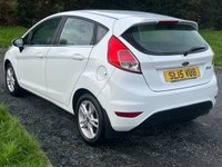 USED 2015 15 FORD FIESTA 1.25 Zetec Hatchback 5dr Petrol Manual Euro 6 (82 ps) 