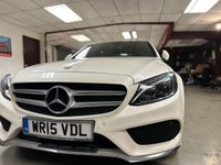 USED 2015 15 MERCEDES-BENZ C-CLASS 2.1 C250 BlueTEC AMG Line Saloon 4dr Diesel G-Tronic+ Euro 6 (s/s) (204 ps) LOW RATE FINANCE AVAILABLE + RAC PLATINUM WARRANTY INCLUDED