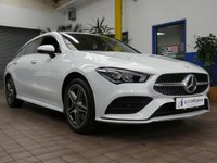 USED 2021 71 MERCEDES-BENZ CLA 1.3 CLA250e 15.6kWh AMG Line (Premium) Shooting Brake 5dr Petrol Plug-in Hybrid 8G-DCT Euro 6 (s/s) (218 ps) SAT NAV LEATHER HEATED SEATS REAR VIEW CAMERA CRUISE CONTROL PARKING SENSORS 1 OWNER SERVICE HISTORY WARRANTY