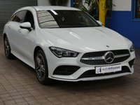USED 2021 71 MERCEDES-BENZ CLA 1.3 CLA250e 15.6kWh AMG Line (Premium) Shooting Brake 5dr Petrol Plug-in Hybrid 8G-DCT Euro 6 (s/s) (218 ps) SAT NAV LEATHER HEATED SEATS REAR VIEW CAMERA CRUISE CONTROL PARKING SENSORS 1 OWNER SERVICE HISTORY WARRANTY