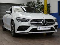 USED 2021 71 MERCEDES-BENZ CLA 1.3 CLA250e 15.6kWh AMG Line (Premium) Shooting Brake 5dr Petrol Plug-in Hybrid 8G-DCT Euro 6 (s/s) (218 ps) SAT NAV LEATHER HEATED SEATS REAR VIEW CAMERA CRUISE CONTROL PARKING SENSORS 1 OWNER SERVICE HISTORY WARRANTY