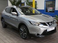 USED 2016 16 NISSAN QASHQAI 1.6 dCi Tekna SUV 5dr Diesel XTRON 2WD Euro 6 (s/s) (130 ps) SAT NAV LEATHER HEATED SEATS REAR VIEW CAMERA PANORAMIC SUNROOF PARKING SENSORS LADY OWNER EXCELLENT SERVICE HISTORY 6 SERVICES TO 47K MILES