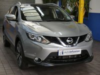 USED 2016 16 NISSAN QASHQAI 1.6 dCi Tekna SUV 5dr Diesel XTRON 2WD Euro 6 (s/s) (130 ps) SAT NAV LEATHER HEATED SEATS REAR VIEW CAMERA PANORAMIC SUNROOF PARKING SENSORS LADY OWNER EXCELLENT SERVICE HISTORY 6 SERVICES TO 47K MILES
