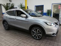 USED 2016 16 NISSAN QASHQAI 1.6 dCi Tekna SUV 5dr Diesel XTRON 2WD Euro 6 (s/s) (130 ps) SAT NAV LEATHER HEATED SEATS REAR VIEW CAMERA PANORAMIC SUNROOF PARKING SENSORS LADY OWNER EXCELLENT SERVICE HISTORY 6 SERVICES TO 47K MILES