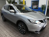 USED 2016 16 NISSAN QASHQAI 1.6 dCi Tekna SUV 5dr Diesel XTRON 2WD Euro 6 (s/s) (130 ps) SAT NAV LEATHER HEATED SEATS REAR VIEW CAMERA PANORAMIC SUNROOF PARKING SENSORS LADY OWNER EXCELLENT SERVICE HISTORY 6 SERVICES TO 47K MILES