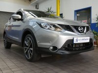 USED 2016 16 NISSAN QASHQAI 1.6 dCi Tekna SUV 5dr Diesel XTRON 2WD Euro 6 (s/s) (130 ps) SAT NAV LEATHER HEATED SEATS REAR VIEW CAMERA PANORAMIC SUNROOF PARKING SENSORS LADY OWNER EXCELLENT SERVICE HISTORY 6 SERVICES TO 47K MILES