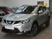 USED 2016 16 NISSAN QASHQAI 1.6 dCi Tekna SUV 5dr Diesel XTRON 2WD Euro 6 (s/s) (130 ps) SAT NAV LEATHER HEATED SEATS REAR VIEW CAMERA PANORAMIC SUNROOF PARKING SENSORS LADY OWNER EXCELLENT SERVICE HISTORY 6 SERVICES TO 47K MILES