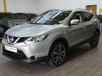 USED 2016 16 NISSAN QASHQAI 1.6 dCi Tekna SUV 5dr Diesel XTRON 2WD Euro 6 (s/s) (130 ps) SAT NAV LEATHER HEATED SEATS REAR VIEW CAMERA PANORAMIC SUNROOF PARKING SENSORS LADY OWNER EXCELLENT SERVICE HISTORY 6 SERVICES TO 47K MILES
