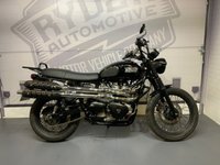 USED 2008 08 TRIUMPH BONNEVILLE T100 SCRAMBLER (CAT N) - BUY ONLINE 24 HRS A DAY  GREAT SPEC WITH HIGH LEVEL EXHAUST