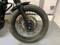 USED 2008 08 TRIUMPH BONNEVILLE T100 SCRAMBLER (CAT N) - BUY ONLINE 24 HRS A DAY  GREAT SPEC WITH HIGH LEVEL EXHAUST