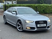USED 2015 15 AUDI A5 3.0 TDI V6 Black Edition Plus Sportback 5dr Diesel Multitronic Euro 5 (s/s) (204 ps) 