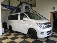 USED 2009 09 NISSAN ELGRAND CAMPER VAN 3.5 V6 AUTOMATIC 4 BIRTH  EXTRAS FITTED