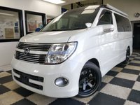 USED 2009 09 NISSAN ELGRAND CAMPER VAN 3.5 V6 AUTOMATIC 4 BIRTH  EXTRAS FITTED