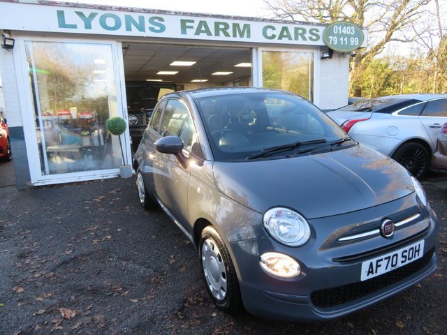 2020 70 Fiat 500 1.2 Pop Hatchback 3dr Petrol Dualogic Euro 6 (s/s) (69 bhp) Automatic