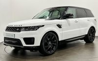 USED 2018 68 LAND ROVER RANGE ROVER SPORT 3.0 SD V6 HSE SUV 5dr Diesel Auto 4WD Euro 6 (s/s) (306 ps) Striking High Gloss Fuji White,