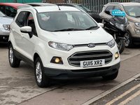 USED 2015 15 FORD ECOSPORT 1.0T EcoBoost Zetec SUV 5dr Petrol Manual 2WD Euro 6 (s/s) (125 ps) &pound;200 TO SECURE - DELIVERY AVAILABLE