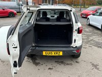 USED 2015 15 FORD ECOSPORT 1.0T EcoBoost Zetec SUV 5dr Petrol Manual 2WD Euro 6 (s/s) (125 ps) &pound;200 TO SECURE - DELIVERY AVAILABLE
