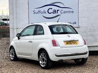 USED 2011 61 FIAT 500 1.2 Lounge Hatchback 3dr Petrol Manual Euro 5 (s/s) (69 bhp) www.suffolkcarcentre.co.uk - Located at Lowestoft