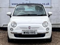 USED 2011 61 FIAT 500 1.2 Lounge Hatchback 3dr Petrol Manual Euro 5 (s/s) (69 bhp) www.suffolkcarcentre.co.uk - Located at Lowestoft