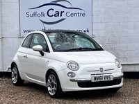 USED 2011 61 FIAT 500 1.2 Lounge Hatchback 3dr Petrol Manual Euro 5 (s/s) (69 bhp) www.suffolkcarcentre.co.uk - Located at Lowestoft