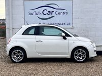 USED 2011 61 FIAT 500 1.2 Lounge Hatchback 3dr Petrol Manual Euro 5 (s/s) (69 bhp) www.suffolkcarcentre.co.uk - Located at Lowestoft