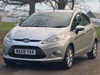 USED 2009 59 FORD FIESTA 1.4 Zetec Hatchback 5dr Petrol Manual (133 g/km, 94 bhp) 