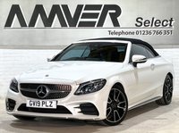 USED 2019 19 MERCEDES-BENZ C-CLASS 2.0 C220d AMG Line (Premium Plus) Cabriolet 2dr Diesel G-Tronic+ Euro 6 (s/s) (194 ps) 