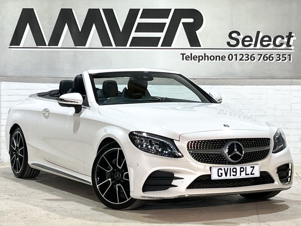 USED 2019 19 MERCEDES-BENZ C-CLASS 2.0 C220d AMG Line (Premium Plus) Cabriolet 2dr Diesel G-Tronic+ Euro 6 (s/s) (194 ps) 