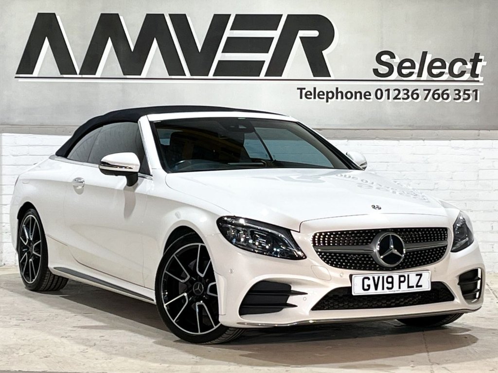 USED 2019 19 MERCEDES-BENZ C-CLASS 2.0 C220d AMG Line (Premium Plus) Cabriolet 2dr Diesel G-Tronic+ Euro 6 (s/s) (194 ps) 