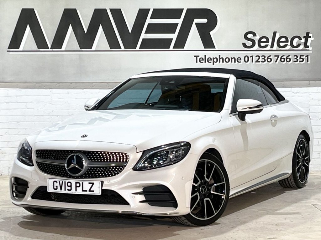 USED 2019 19 MERCEDES-BENZ C-CLASS 2.0 C220d AMG Line (Premium Plus) Cabriolet 2dr Diesel G-Tronic+ Euro 6 (s/s) (194 ps) 