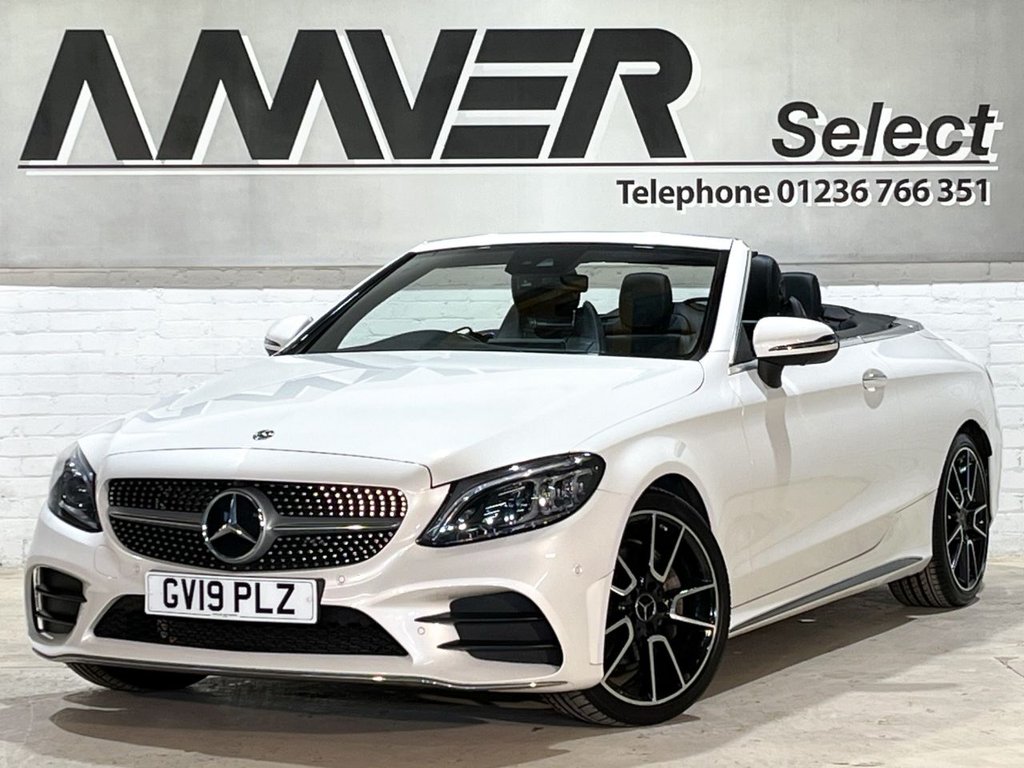 USED 2019 19 MERCEDES-BENZ C-CLASS 2.0 C220d AMG Line (Premium Plus) Cabriolet 2dr Diesel G-Tronic+ Euro 6 (s/s) (194 ps) 