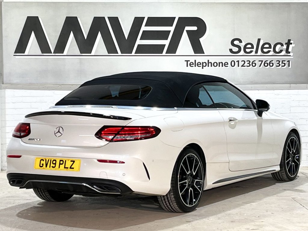 USED 2019 19 MERCEDES-BENZ C-CLASS 2.0 C220d AMG Line (Premium Plus) Cabriolet 2dr Diesel G-Tronic+ Euro 6 (s/s) (194 ps) 