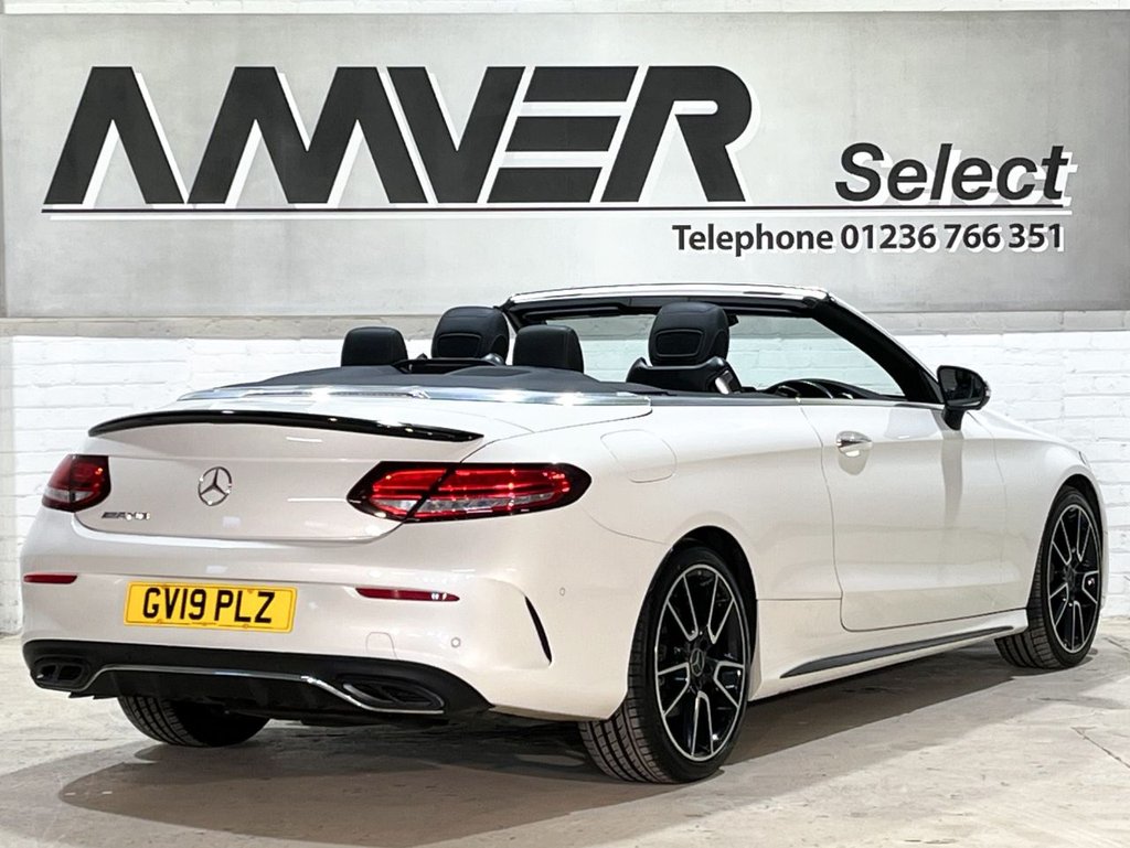 USED 2019 19 MERCEDES-BENZ C-CLASS 2.0 C220d AMG Line (Premium Plus) Cabriolet 2dr Diesel G-Tronic+ Euro 6 (s/s) (194 ps) 