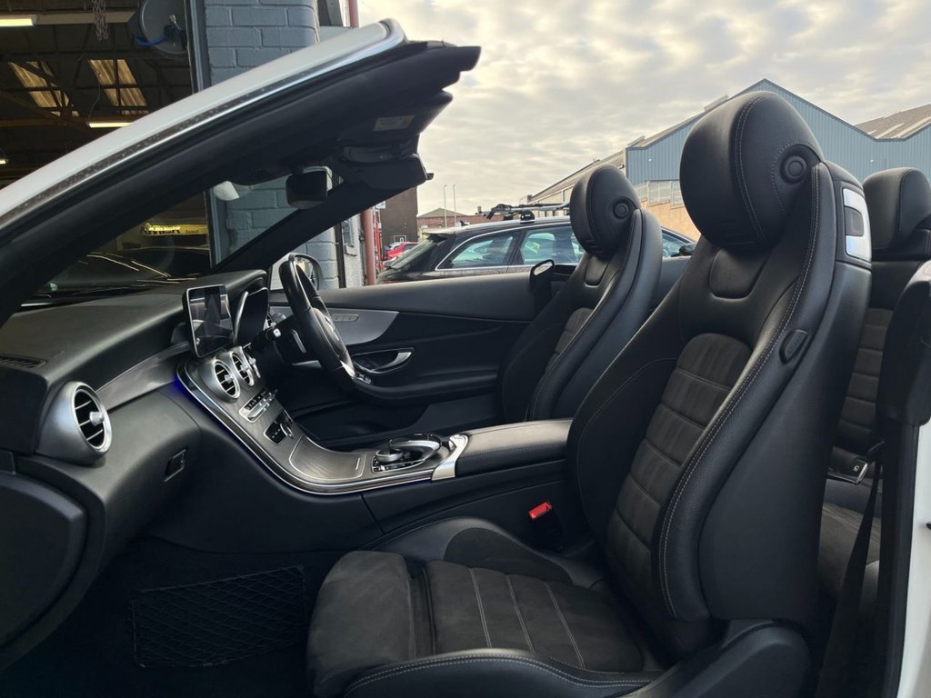 USED 2019 19 MERCEDES-BENZ C-CLASS 2.0 C220d AMG Line (Premium Plus) Cabriolet 2dr Diesel G-Tronic+ Euro 6 (s/s) (194 ps) 