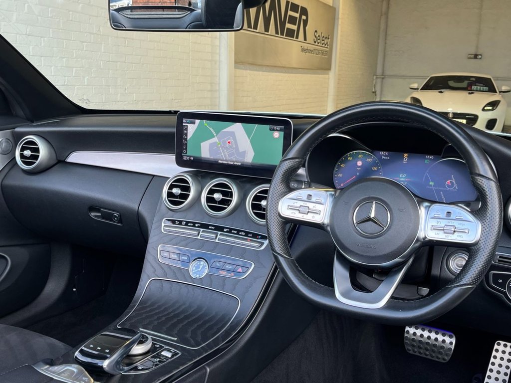 USED 2019 19 MERCEDES-BENZ C-CLASS 2.0 C220d AMG Line (Premium Plus) Cabriolet 2dr Diesel G-Tronic+ Euro 6 (s/s) (194 ps) 