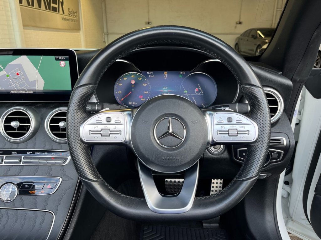 USED 2019 19 MERCEDES-BENZ C-CLASS 2.0 C220d AMG Line (Premium Plus) Cabriolet 2dr Diesel G-Tronic+ Euro 6 (s/s) (194 ps) 