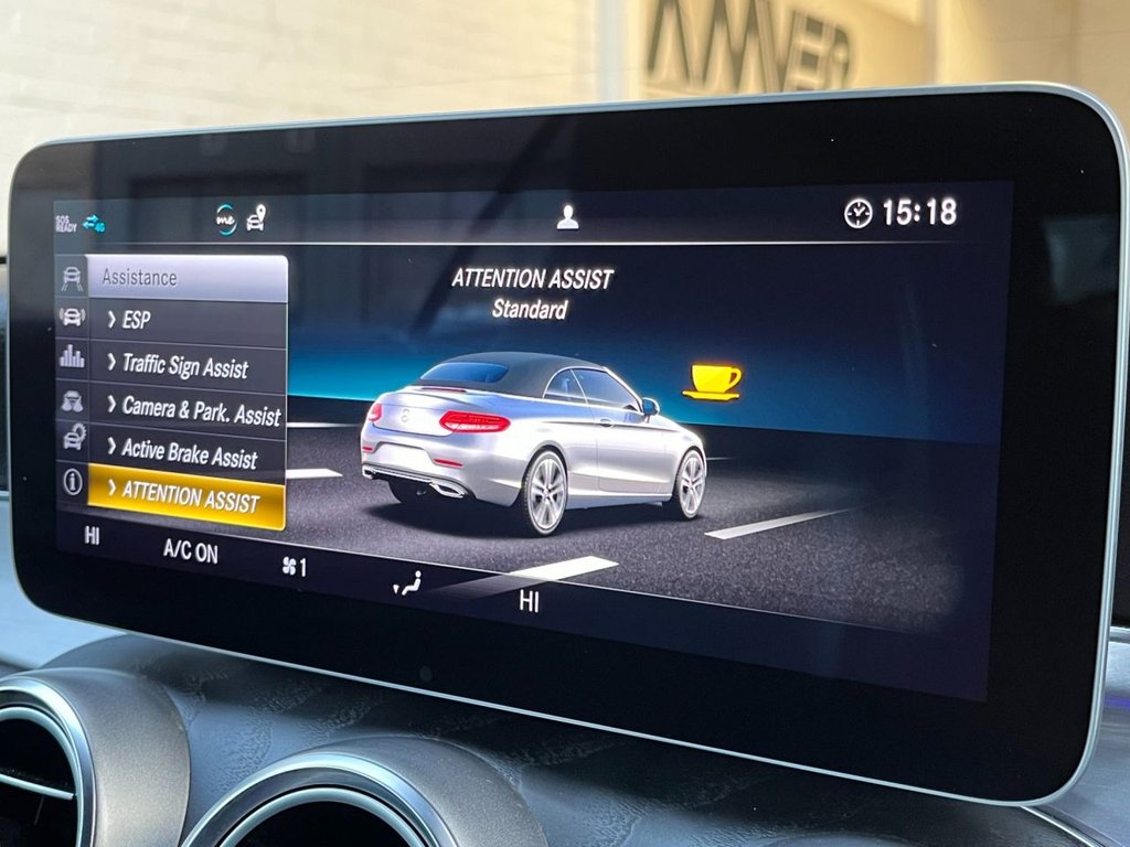 USED 2019 19 MERCEDES-BENZ C-CLASS 2.0 C220d AMG Line (Premium Plus) Cabriolet 2dr Diesel G-Tronic+ Euro 6 (s/s) (194 ps) 