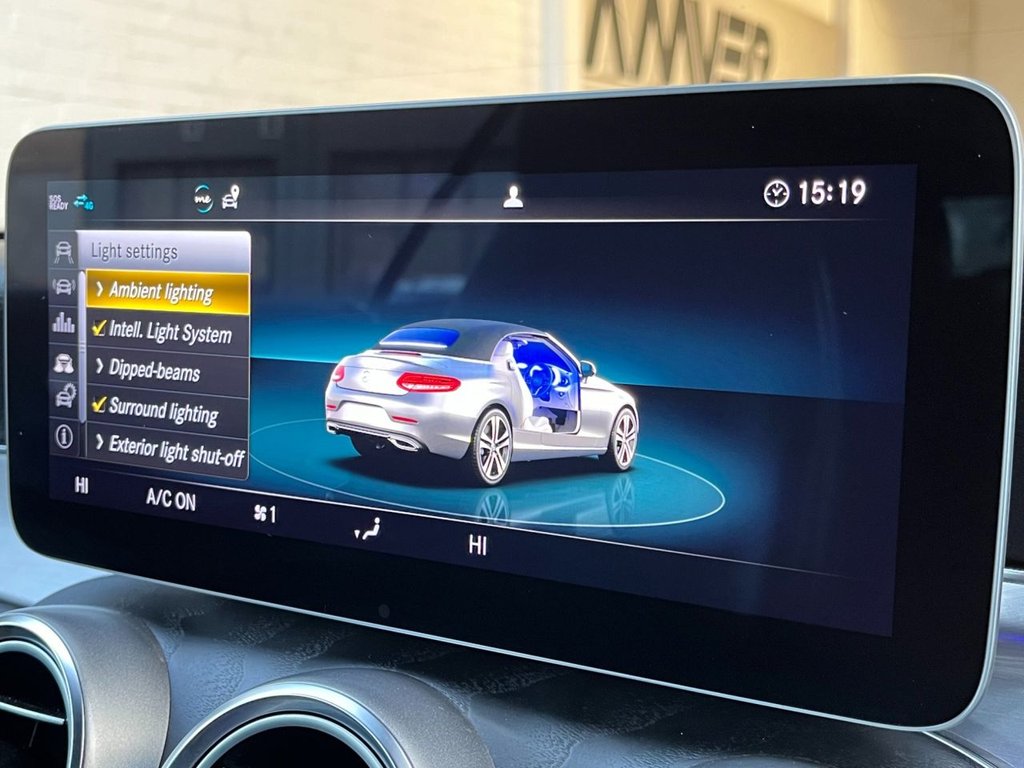 USED 2019 19 MERCEDES-BENZ C-CLASS 2.0 C220d AMG Line (Premium Plus) Cabriolet 2dr Diesel G-Tronic+ Euro 6 (s/s) (194 ps) 