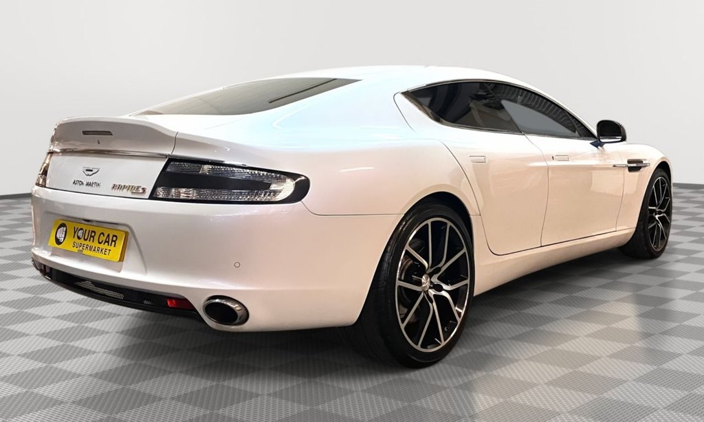 USED 2013 13 ASTON MARTIN RAPIDE S 6.0 V12 S Saloon 4dr Petrol T-TronicII Euro 5 (550 bhp) Ventilated Seats, Ext. Carbon