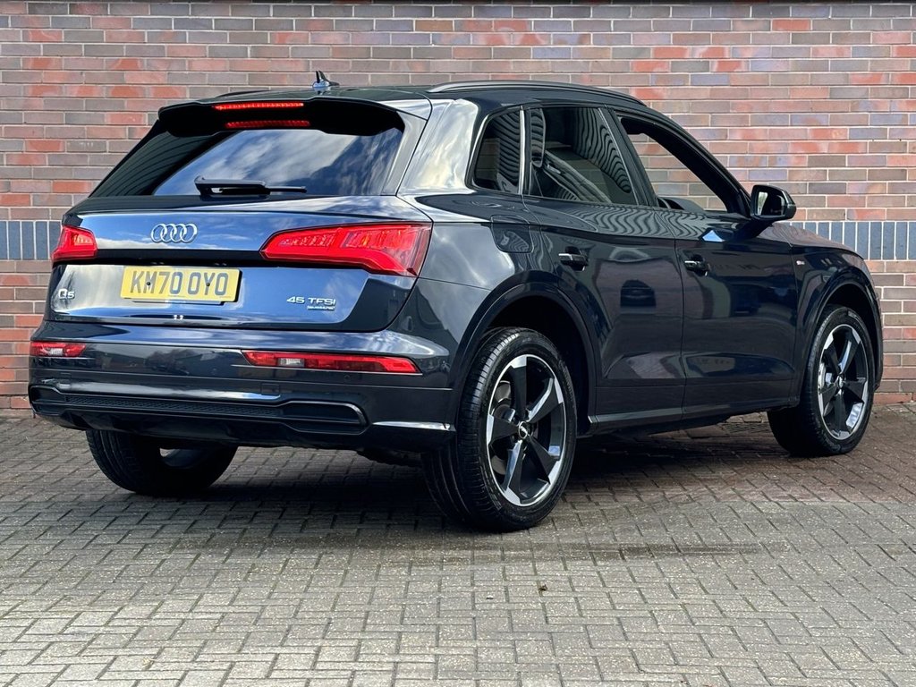 USED 2020 70 AUDI Q5 2.0 TFSI 45 Black Edition SUV 5dr Petrol S Tronic quattro Euro 6 (s/s) (245 ps) TECHNOLOGY PACK|2 YR WARRANTY