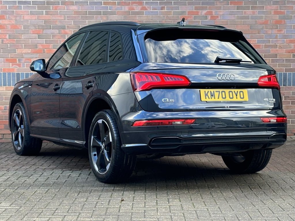 USED 2020 70 AUDI Q5 2.0 TFSI 45 Black Edition SUV 5dr Petrol S Tronic quattro Euro 6 (s/s) (245 ps) TECHNOLOGY PACK|2 YR WARRANTY