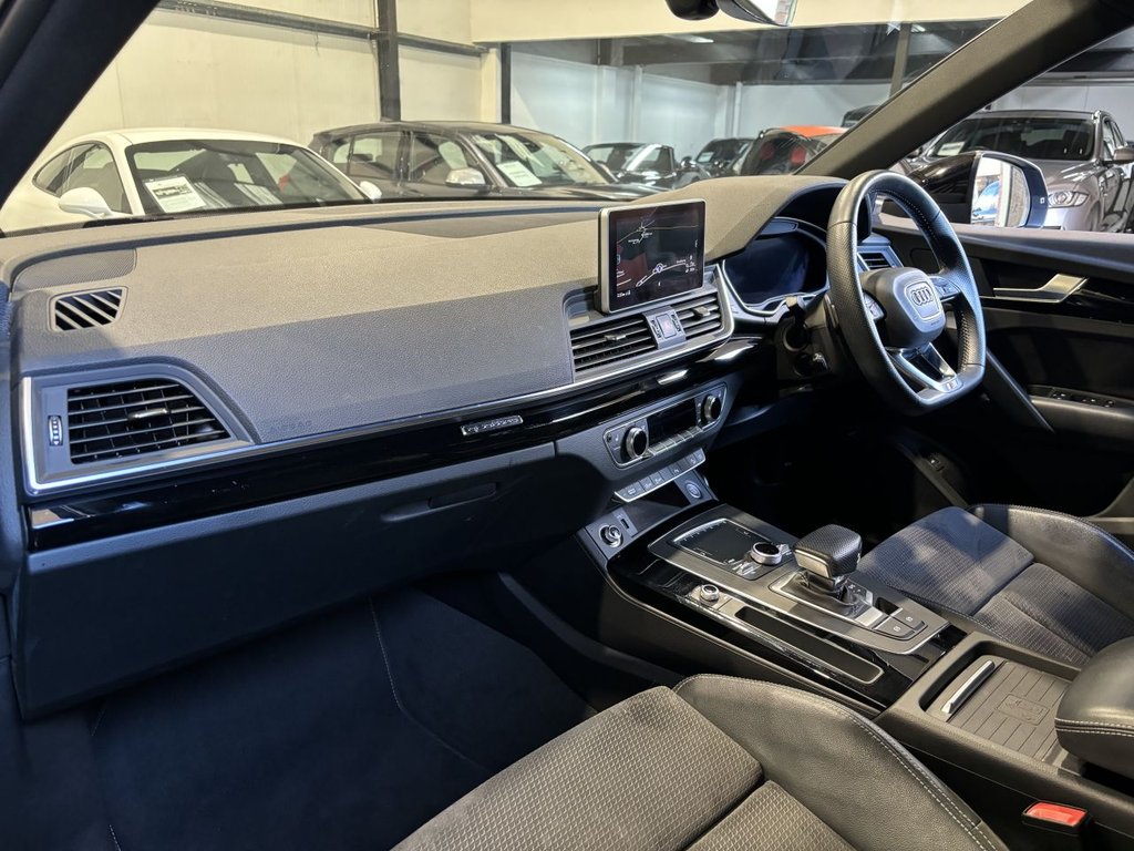 USED 2020 70 AUDI Q5 2.0 TFSI 45 Black Edition SUV 5dr Petrol S Tronic quattro Euro 6 (s/s) (245 ps) TECHNOLOGY PACK|2 YR WARRANTY