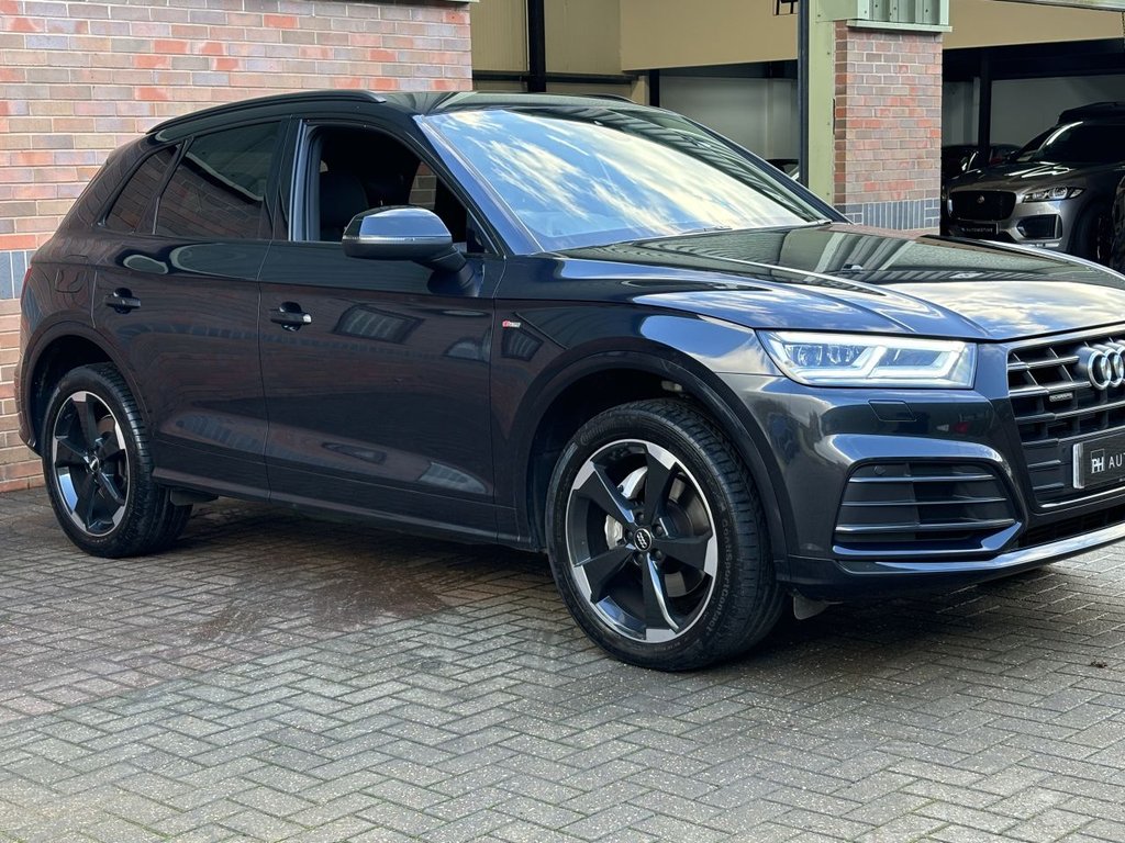 USED 2020 70 AUDI Q5 2.0 TFSI 45 Black Edition SUV 5dr Petrol S Tronic quattro Euro 6 (s/s) (245 ps) TECHNOLOGY PACK|2 YR WARRANTY