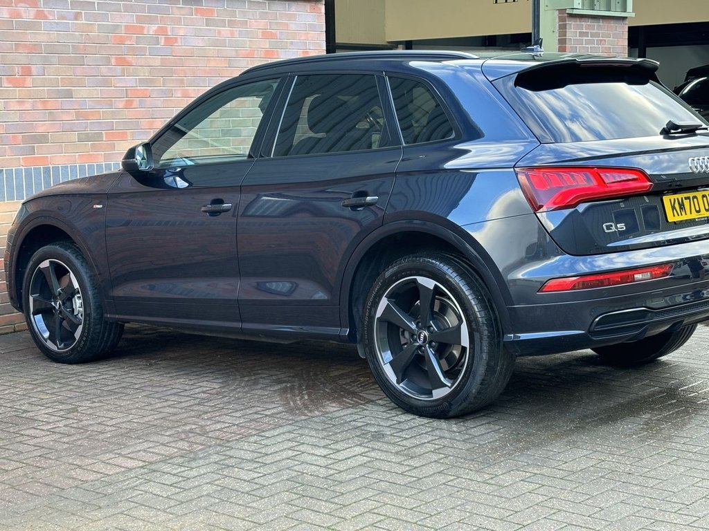 USED 2020 70 AUDI Q5 2.0 TFSI 45 Black Edition SUV 5dr Petrol S Tronic quattro Euro 6 (s/s) (245 ps) TECHNOLOGY PACK|2 YR WARRANTY