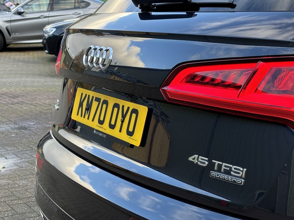 USED 2020 70 AUDI Q5 2.0 TFSI 45 Black Edition SUV 5dr Petrol S Tronic quattro Euro 6 (s/s) (245 ps) TECHNOLOGY PACK|2 YR WARRANTY