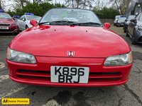 USED 1998 K HONDA BEAT Beat in red with CLASSIC CAR 111,000 miles, service history. Features 5-speed manual gearbox, manual convertible roof, and more! A stunning classic car! APPROVED CARS AND FINANCE ARE PLEASED TO OFFER THIS HONDA BEATS Beat IN RED WITH 111,000 MILES IN A SUPERB CONDITION THOUGHOUT WITH A SERVICE HISTORY, AND A GREAT SPEC SUCH AS A 5 SPEED MANUAL GEARBOX, MANUAL CONVERTIBLE ROOF, STEEL WHEELS, CLOTH INTERIOR, AIR CONDITIONING, RADIO, ELECTRIC WINDOWS AND MUCH MUCH MORE! A STUNNING CONDITION OF A CLASSIC CAR! FIRST TO VIEW VEHICLE WILL PURCHASE! FOR FURTHER INFORMATION REGARDING THIS VEHICLE PLEASE CALL ON 01622 871555 AND A MEMBER OF THE TEAM WILL