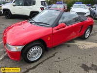 USED 1998 K HONDA BEAT Beat in red with CLASSIC CAR 111,000 miles, service history. Features 5-speed manual gearbox, manual convertible roof, and more! A stunning classic car! APPROVED CARS AND FINANCE ARE PLEASED TO OFFER THIS HONDA BEATS Beat IN RED WITH 111,000 MILES IN A SUPERB CONDITION THOUGHOUT WITH A SERVICE HISTORY, AND A GREAT SPEC SUCH AS A 5 SPEED MANUAL GEARBOX, MANUAL CONVERTIBLE ROOF, STEEL WHEELS, CLOTH INTERIOR, AIR CONDITIONING, RADIO, ELECTRIC WINDOWS AND MUCH MUCH MORE! A STUNNING CONDITION OF A CLASSIC CAR! FIRST TO VIEW VEHICLE WILL PURCHASE! FOR FURTHER INFORMATION REGARDING THIS VEHICLE PLEASE CALL ON 01622 871555 AND A MEMBER OF THE TEAM WILL