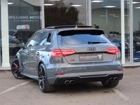 USED 2017 67 AUDI S3 2.0 TFSI Black Edition Sportback 5dr Petrol S Tronic quattro Euro 6 (s/s) (310 ps) 